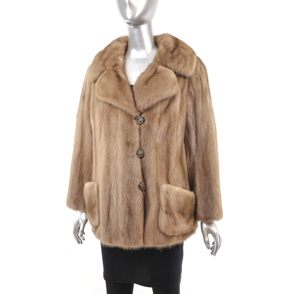 Autumn Haze Mink Jacket- Size M-L