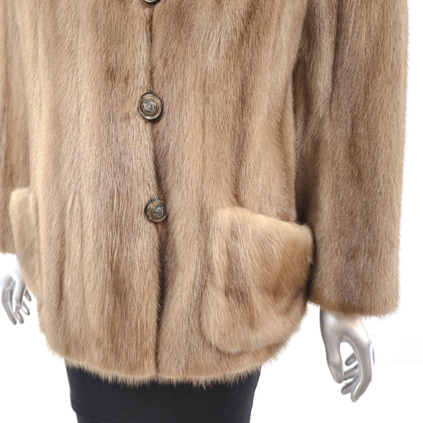 Autumn Haze Mink Jacket- Size M-L