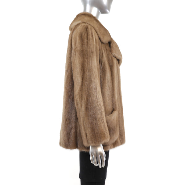 Autumn Haze Mink Jacket- Size M-L