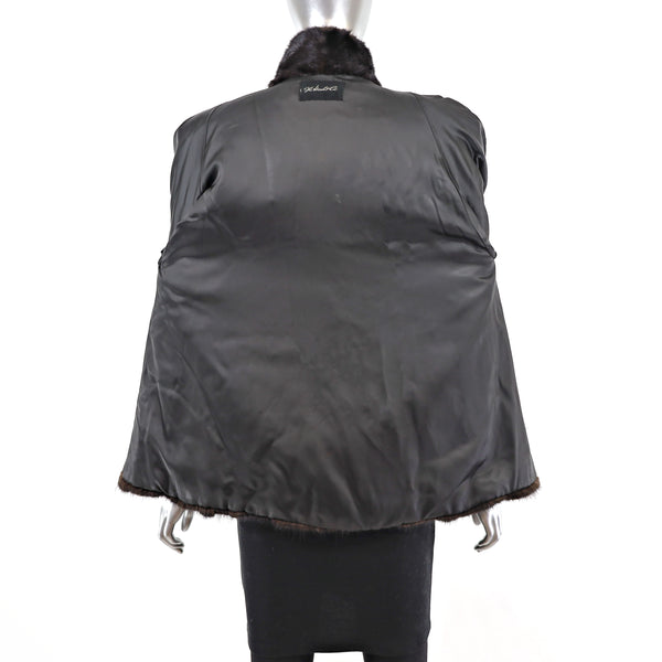 Mahogany Mink Jacket- Size M