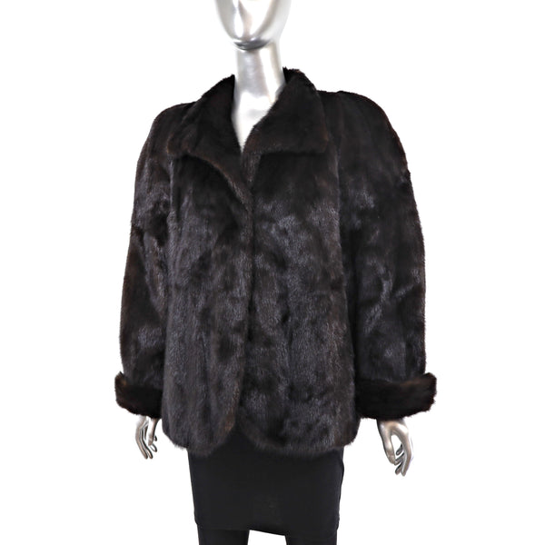Mahogany Mink Jacket- Size M