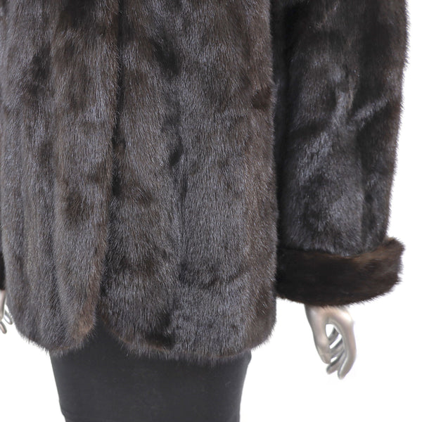 Mahogany Mink Jacket- Size M