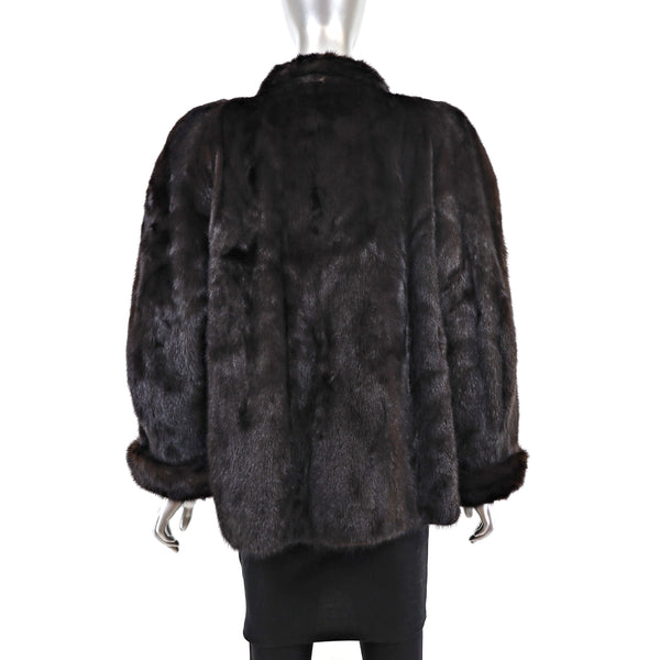 Mahogany Mink Jacket- Size M