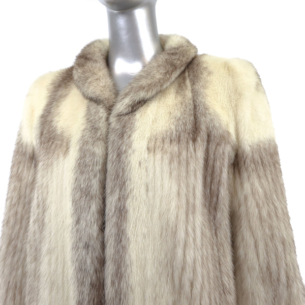 Cross Mink Jacket- Size M