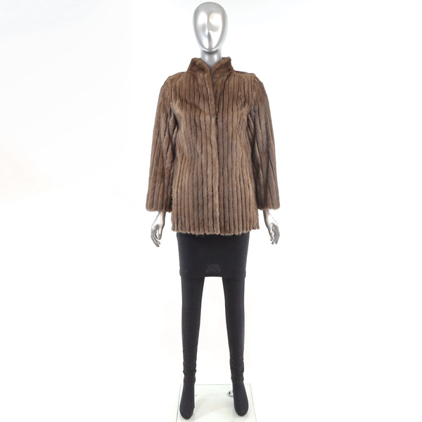 Lunaraine Mink Corded Jacket- Size S