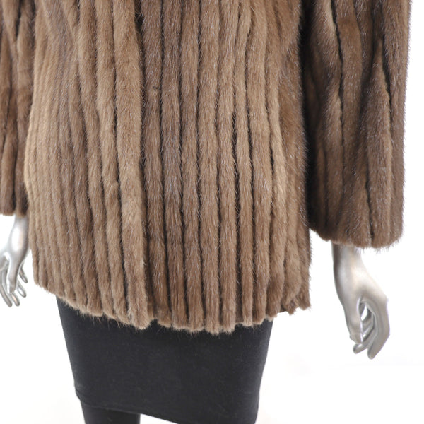 Lunaraine Mink Corded Jacket- Size S