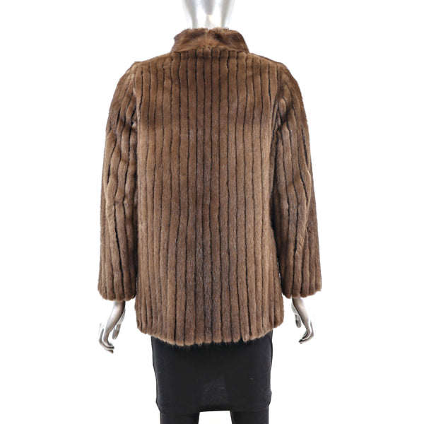 Lunaraine Mink Corded Jacket- Size S