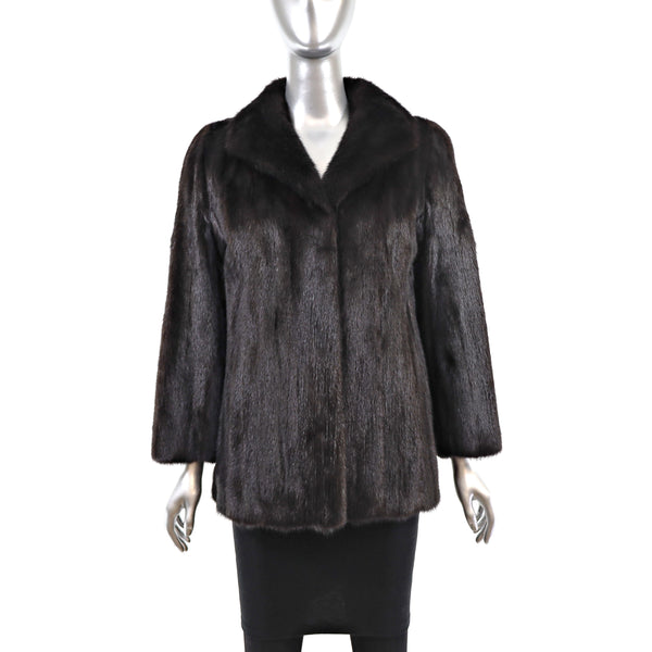 Mahogany Mink Jacket- Size S