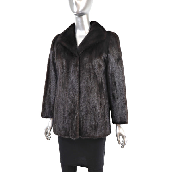 Mahogany Mink Jacket- Size S