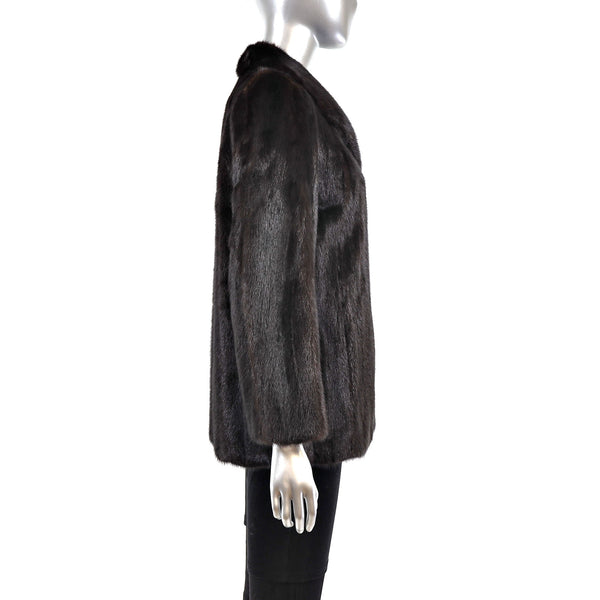 Mahogany Mink Jacket- Size S