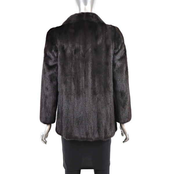 Mahogany Mink Jacket- Size S