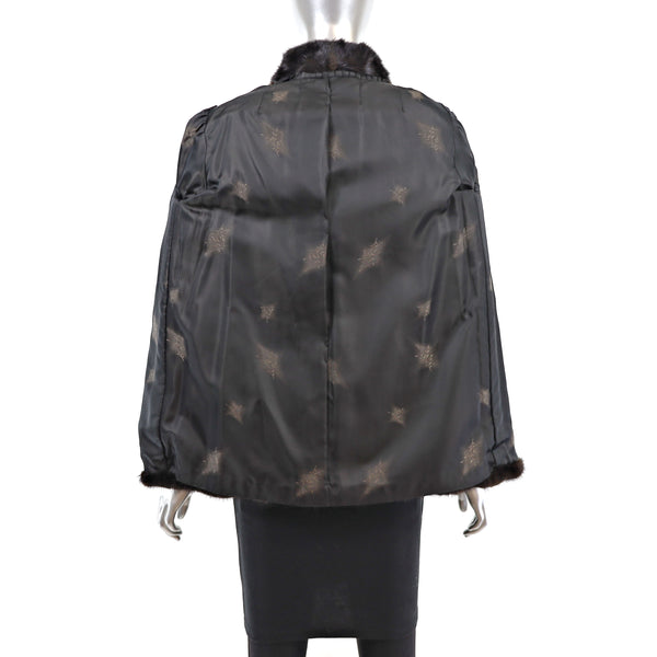 Mahogany Mink Jacket- Size S