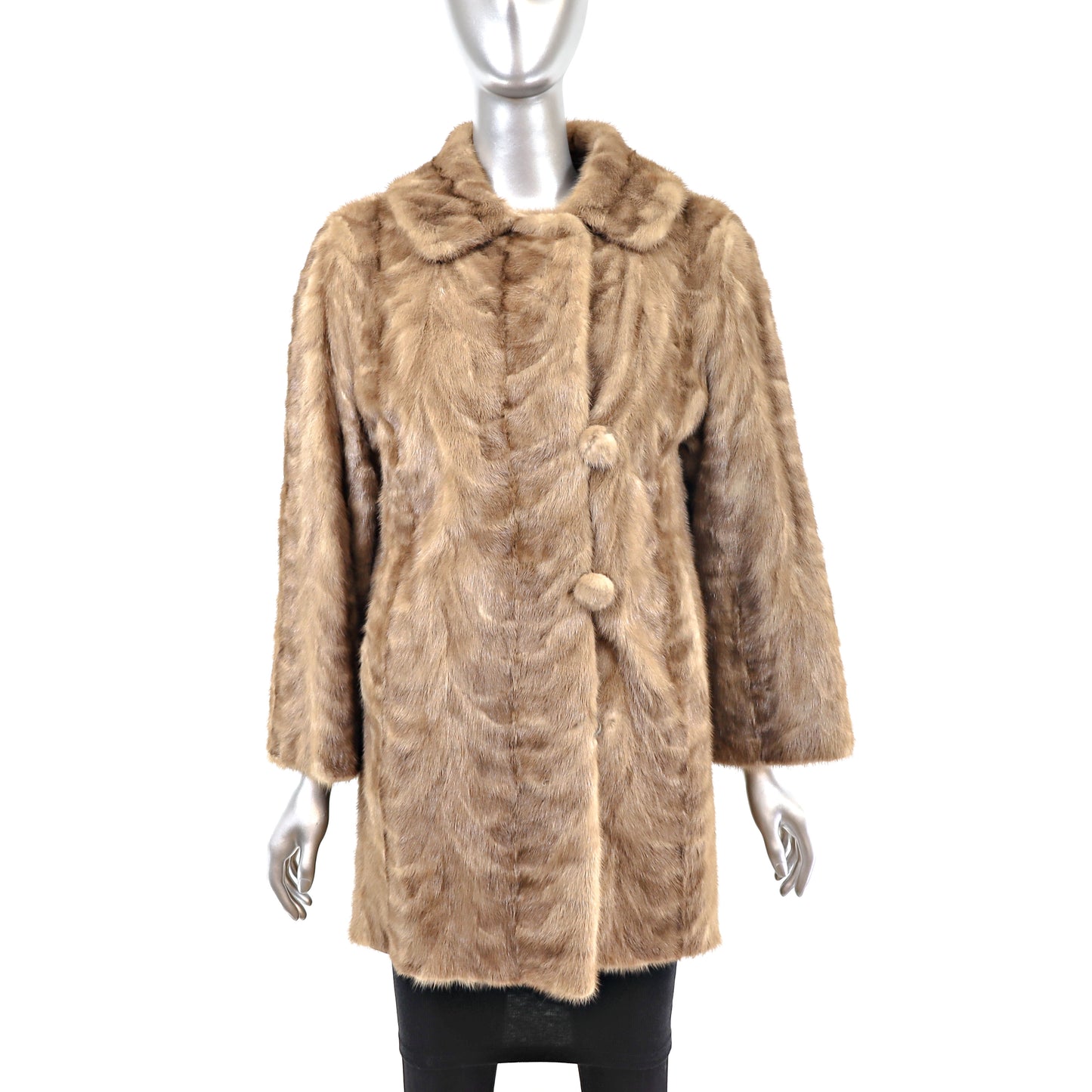 Pastel Section Mink Jacket- Size M