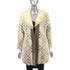 Mink and Leather Jacket- Size S