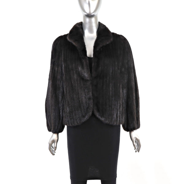 Mahogany Mink Corded Jacket- Size S