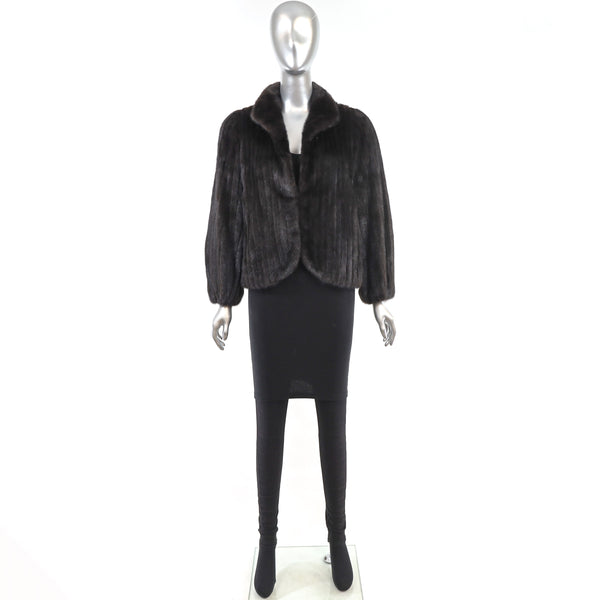 Mahogany Mink Corded Jacket- Size S