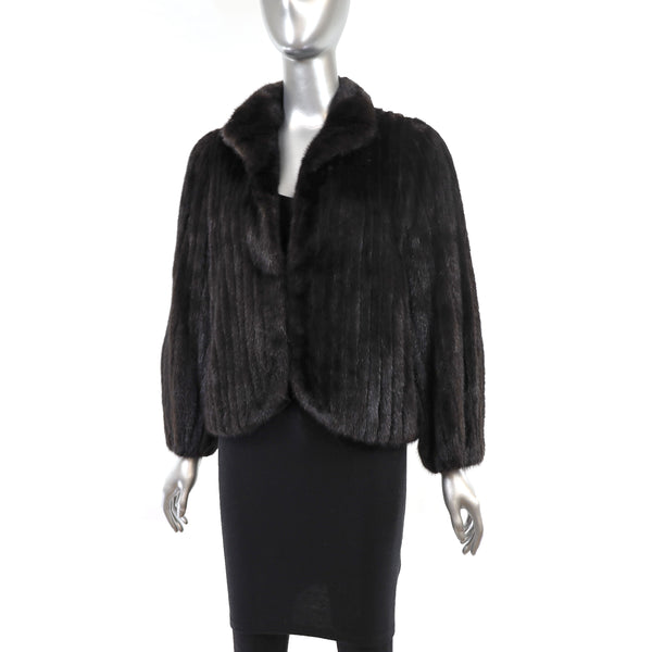 Mahogany Mink Corded Jacket- Size S
