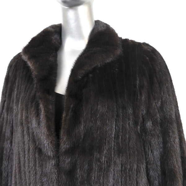Mahogany Mink Corded Jacket- Size S