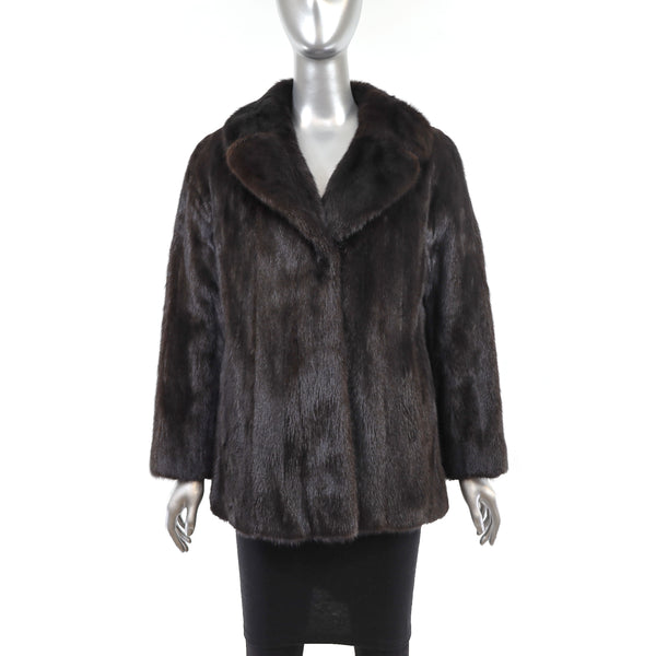 Mahogany Mink Jacket- Size S