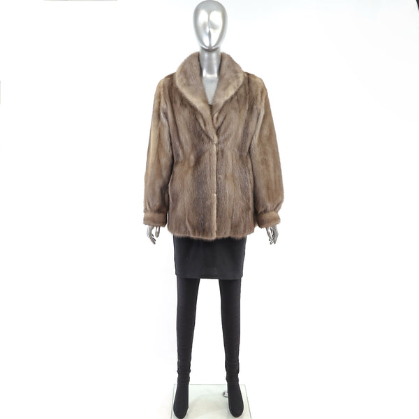 Autumn Haze Mink Jacket- Size L