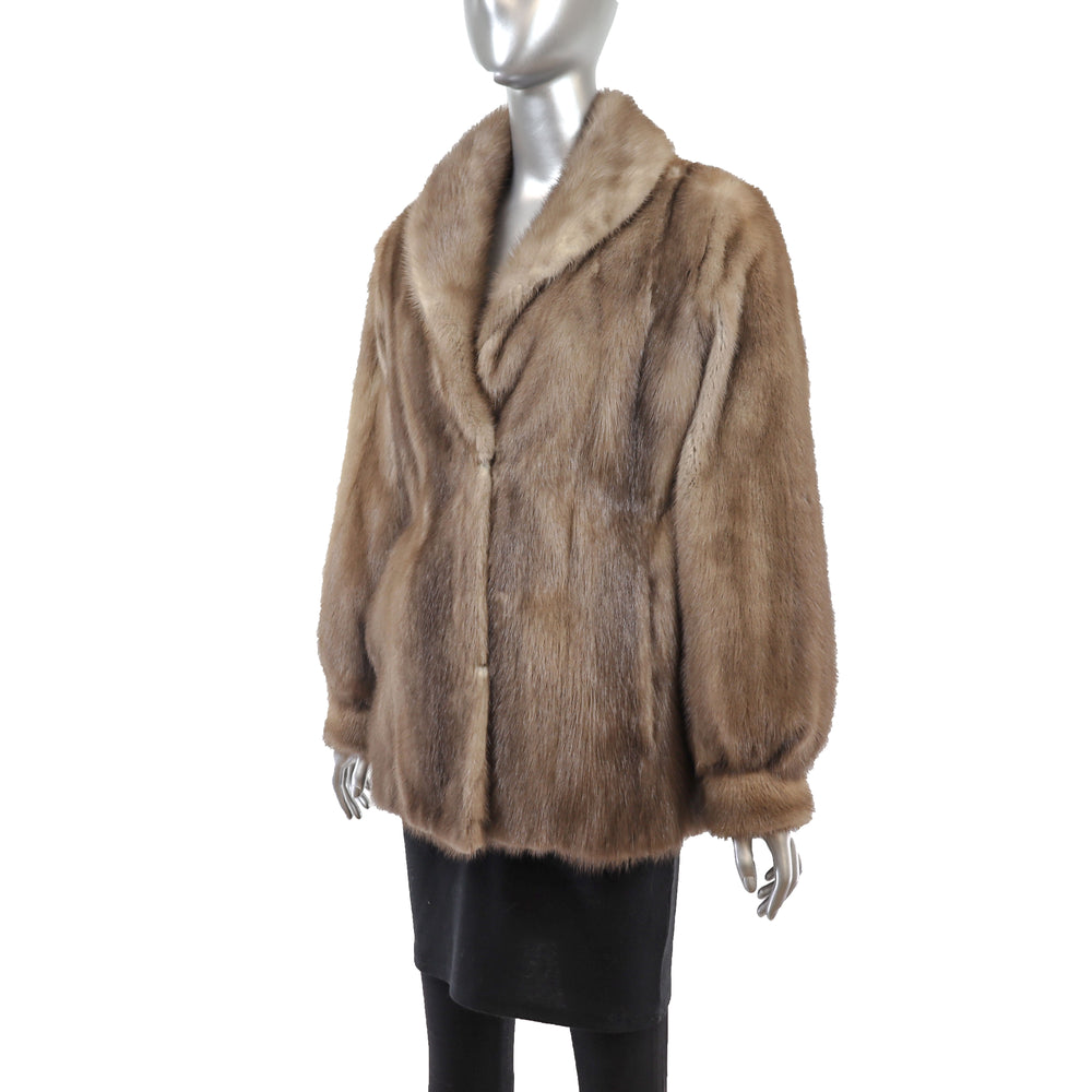 Autumn Haze Mink Jacket- Size L