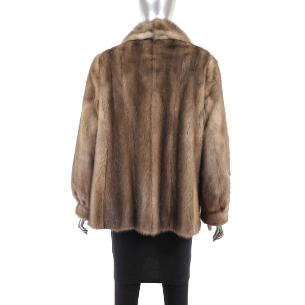 Autumn Haze Mink Jacket- Size L