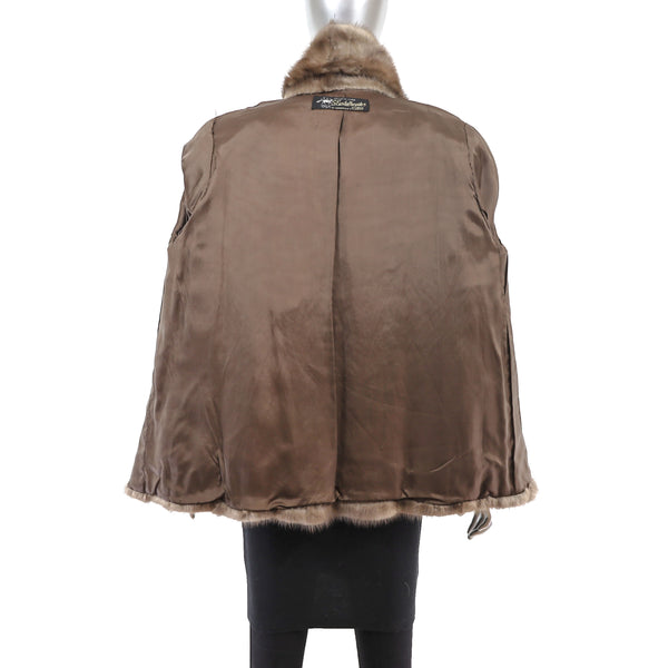 Autumn Haze Mink Jacket- Size L