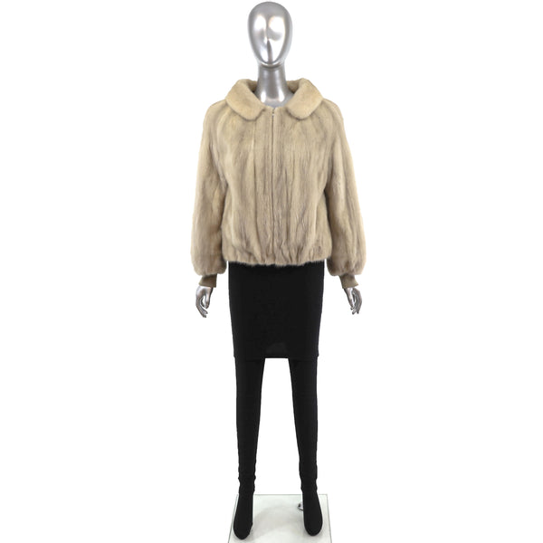 Tourmaline Mink Jacket- Size S