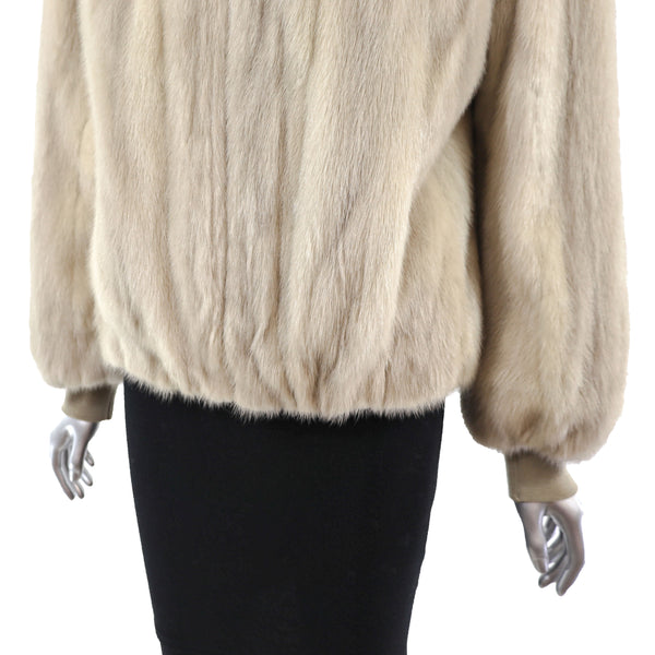 Tourmaline Mink Jacket- Size S