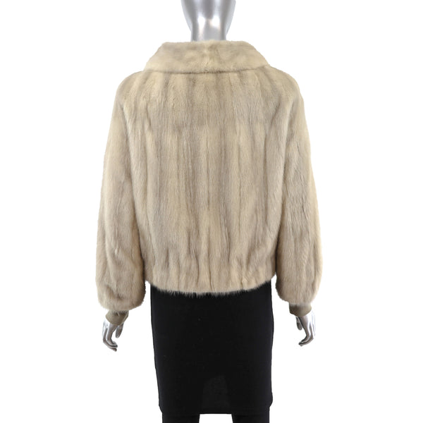 Tourmaline Mink Jacket- Size S