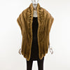 Mahogany Mink Stole- Free Size (Vintage Furs)