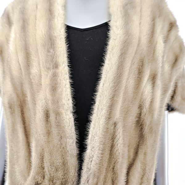 Pastel Mink Stole- Size Free