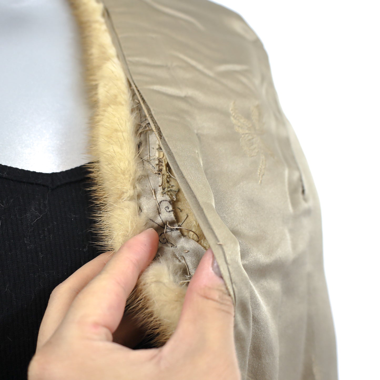 Pastel Mink Stole- Size S