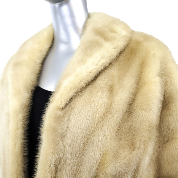 Tourmaline Mink Stole- Size Free