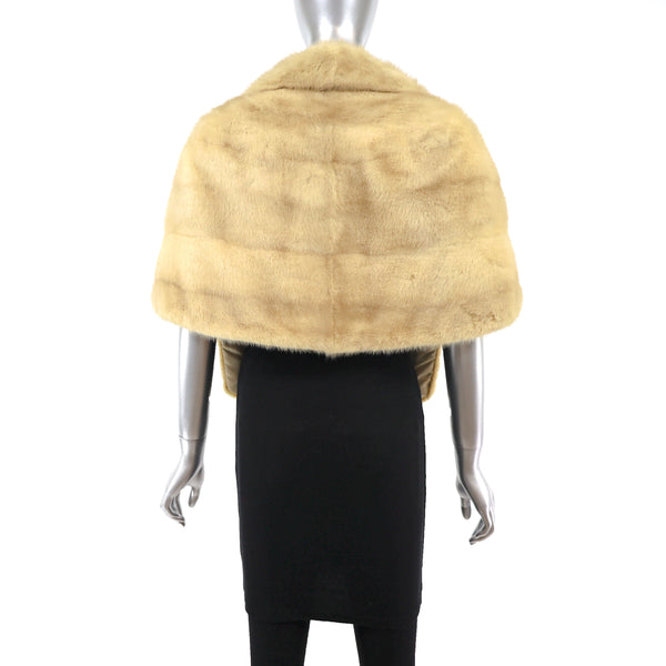 Tourmaline Mink Stole- Size Free