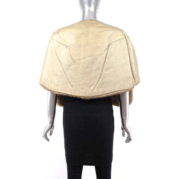 Autumn Haze Mink Stole- Size Free