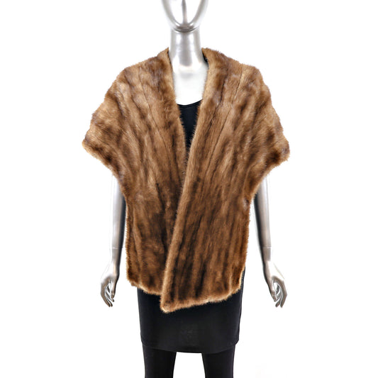 Autumn Haze Mink Stole- Size Free