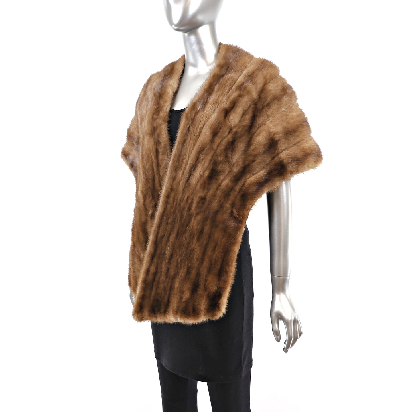 Autumn Haze Mink Stole- Size Free