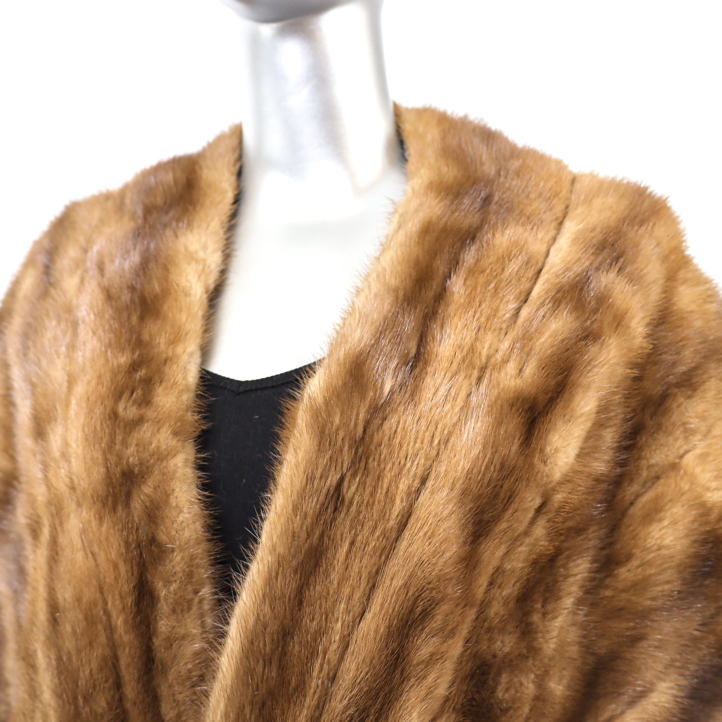 Autumn Haze Mink Stole- Size Free