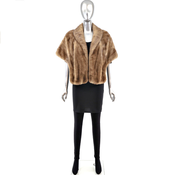 Autumn Haze Mink Stole- Size Free