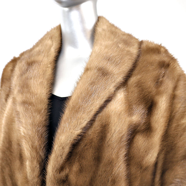 Autumn Haze Mink Stole- Size Free