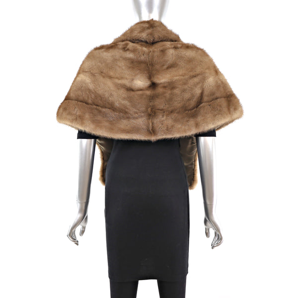 Autumn Haze Mink Stole- Size Free