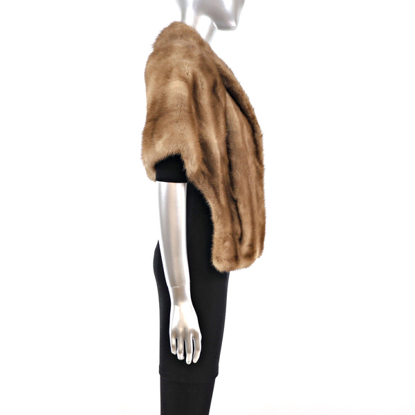 Autumn Haze Mink Stole- Size Free
