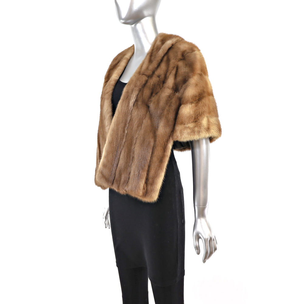 Autumn Haze Mink Stole- Size Free