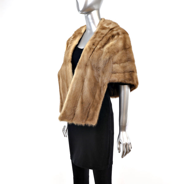 Autumn Haze Mink Stole- Size Free