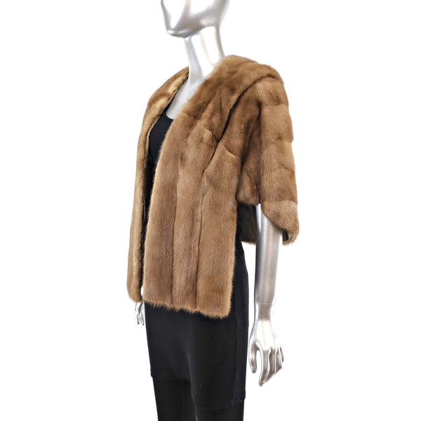 Autumn Haze Mink Stole- Size Free