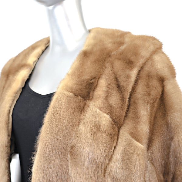 Autumn Haze Mink Stole- Size Free