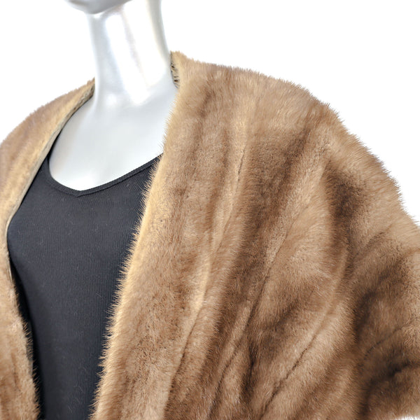 Autumn Haze Mink Stole- Size Free