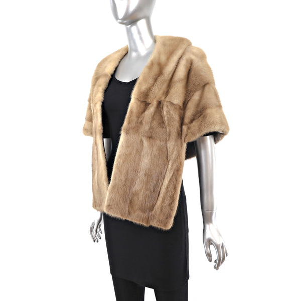 Autumn Haze Mink Stole- Size Free