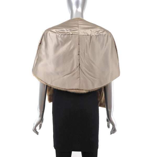 Autumn Haze Mink Stole- Size Free